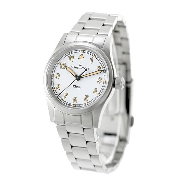 Unused HAMILTON Khaki Field H69301110 White Women Watch in Box