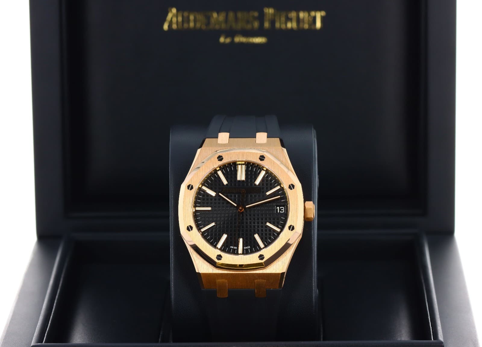Audemars Piguet Royal Oak 41mm, Black Dial - Rose Gold, 15510OR.OO.D002CR.02
