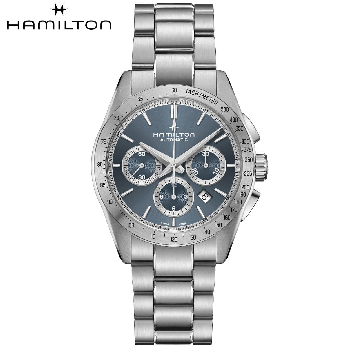 Unused HAMILTON Jazzmaster Performer H36656140 Blue Chronograph Men in Box​