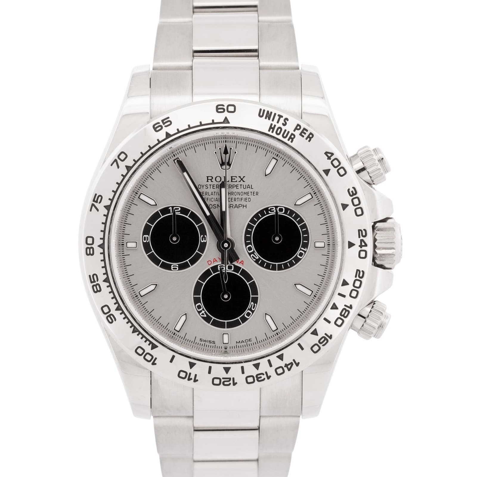 2024 Rolex Daytona Cosmograph 126509 Ghost Silver 18K White Gold 40mm Box Papers