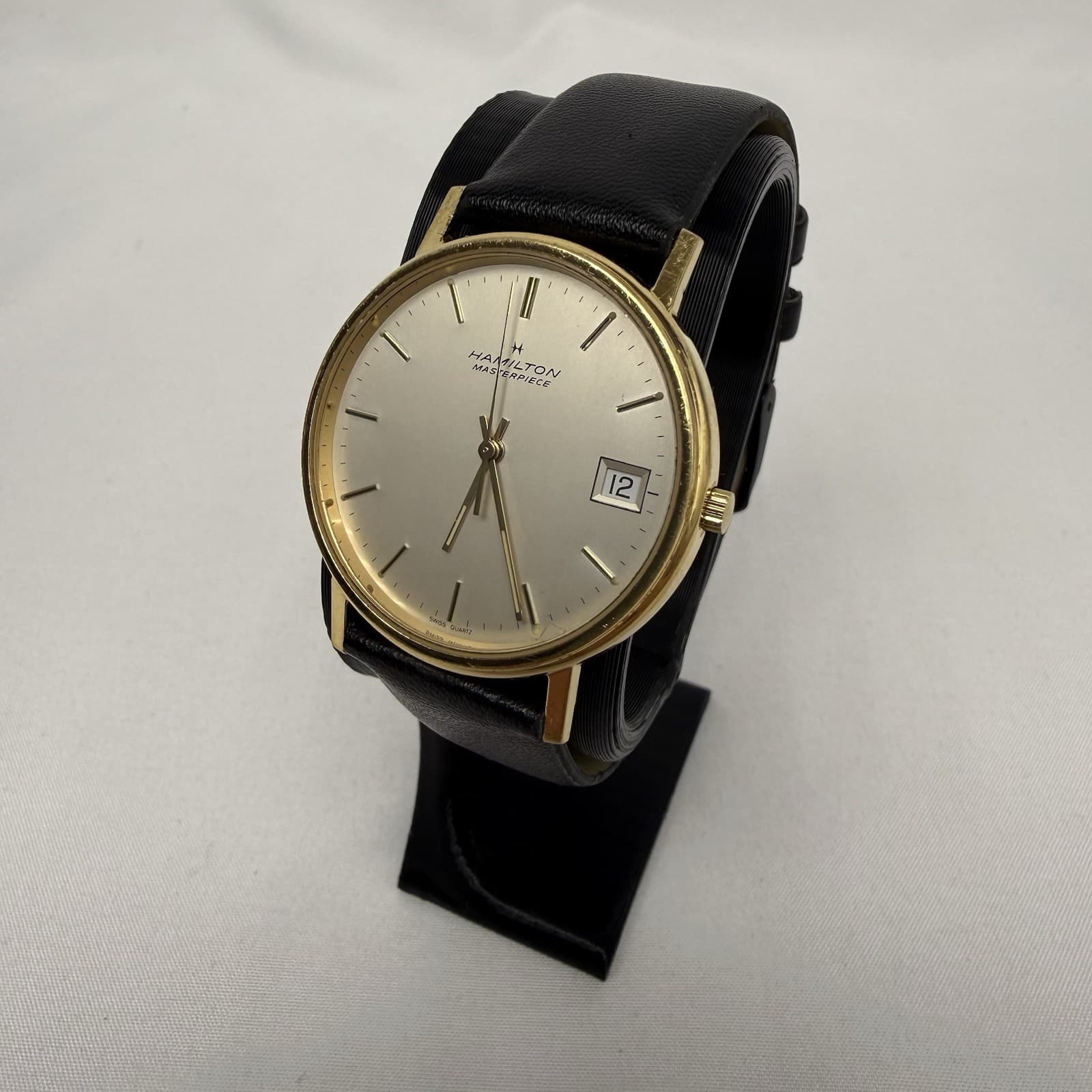 Vintage Men's Hamilton Masterpiece Wristwatch w/ 10k Gold Filled Case