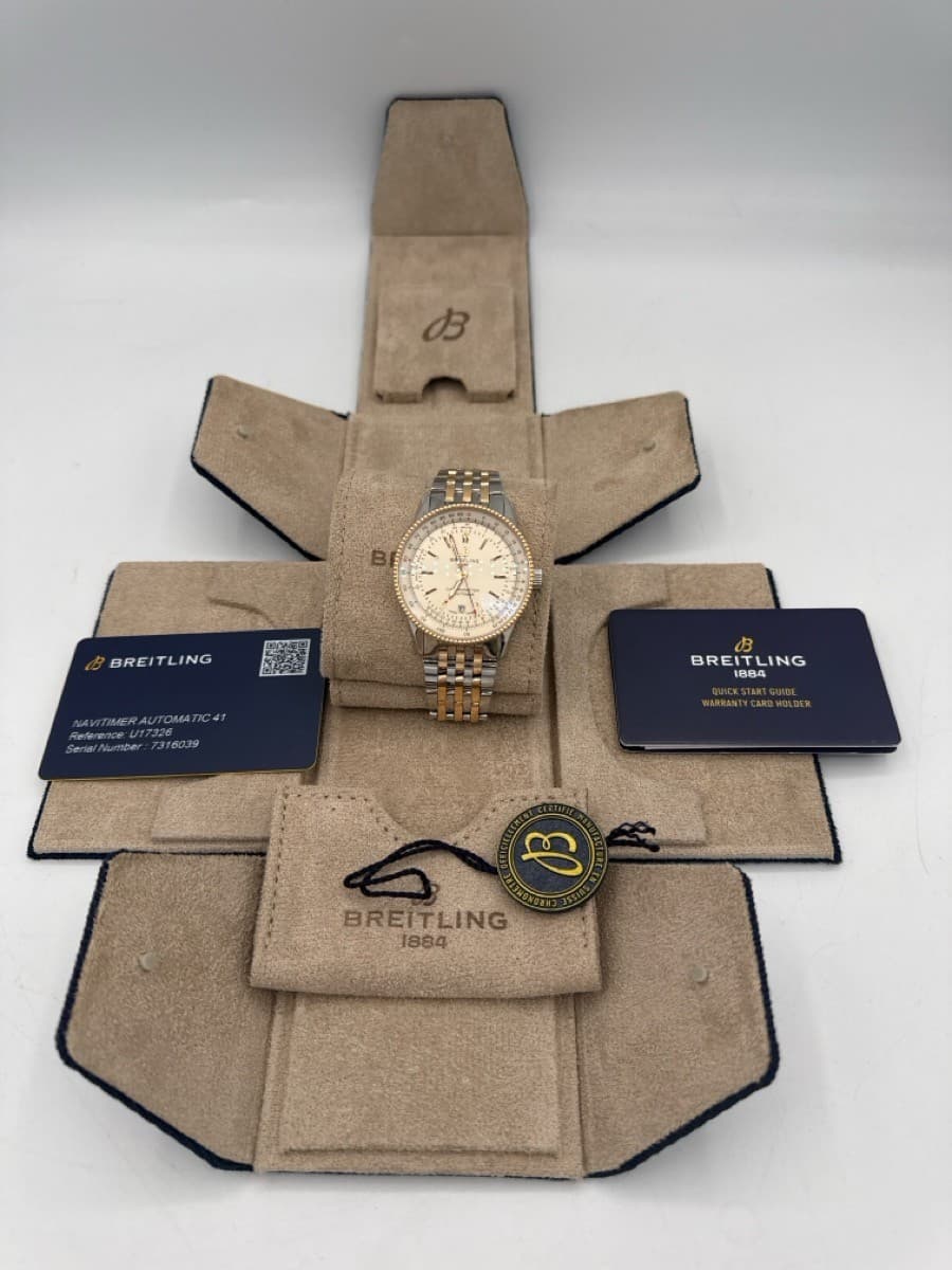 Breitling U17326211G1U1 Navitimer Automatic 41 Stainless & 18K (HPB025953)