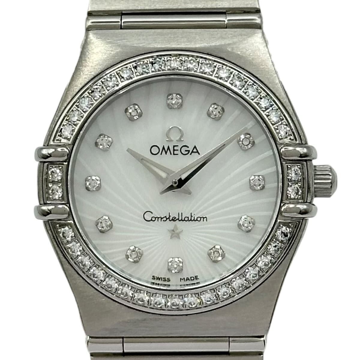 OMEGA Constellation 111.15.26.60.55.001 White Shell Stainless Steel Watch Used