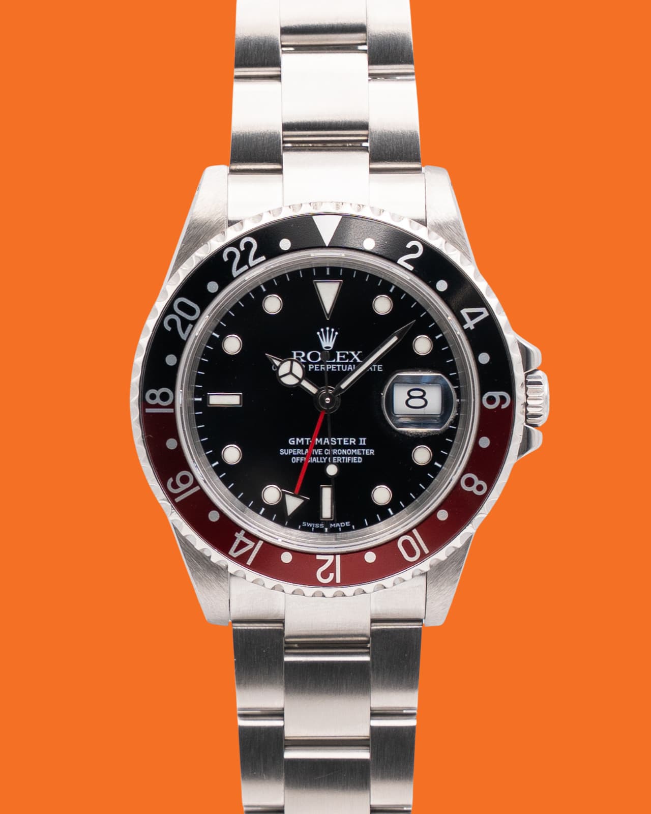Rolex GMT Master II 40mm 16710 Coke K Serial
