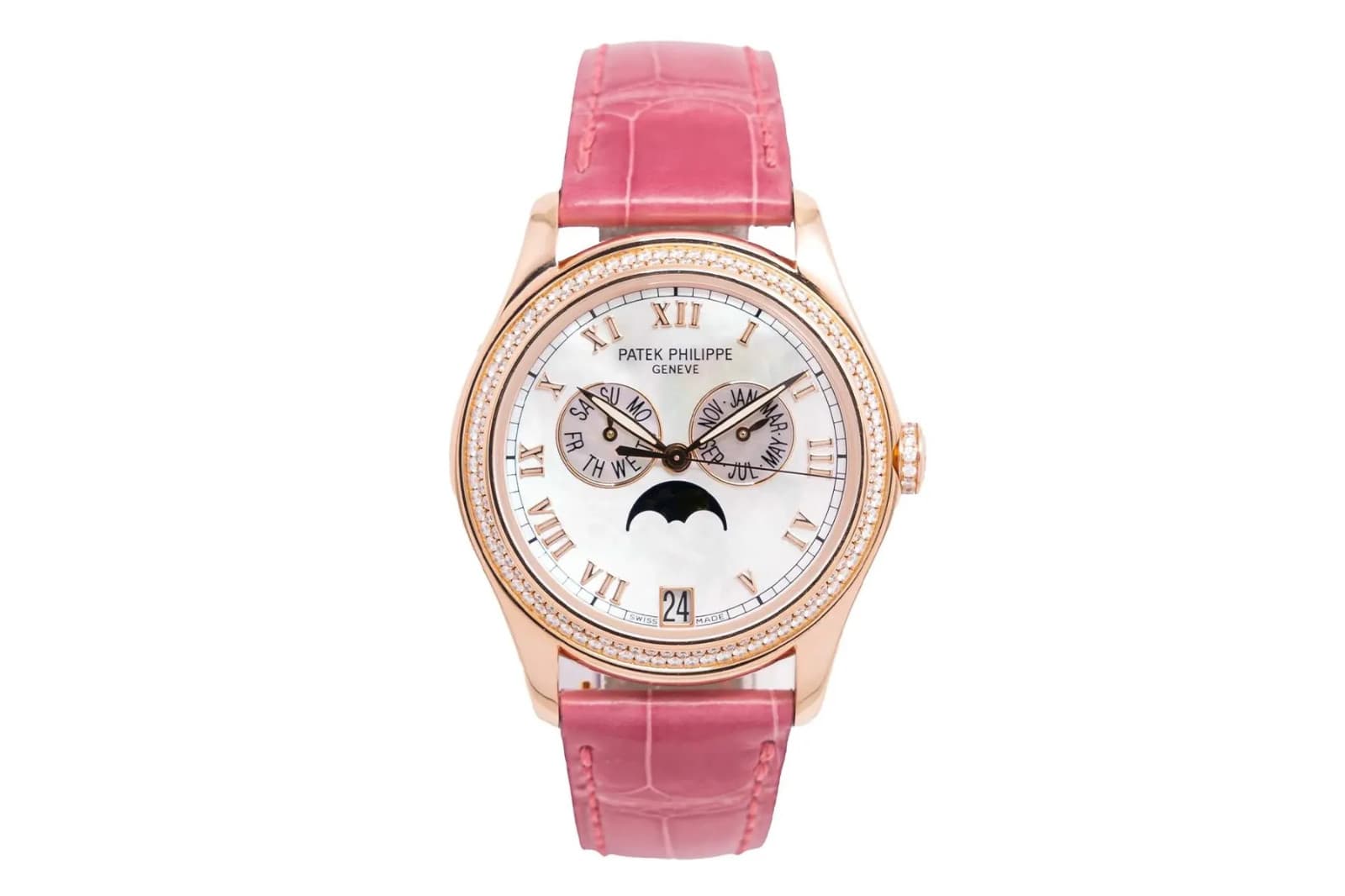 Patek Philippe 4936R Complications Ladies Annual Calendar Moonphase 18kt Rose Go
