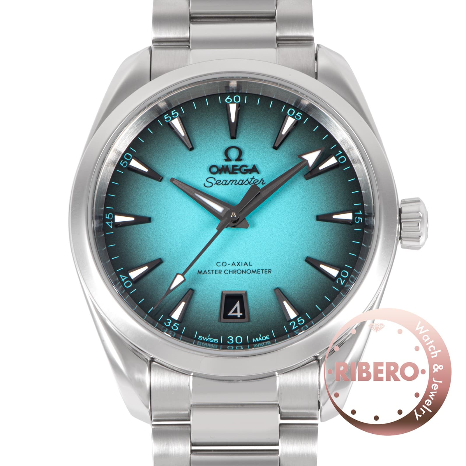 OMEGA Seamaster Aqua Terra 220.10.38.20.01.001 Turquoise from JAPAN with Box