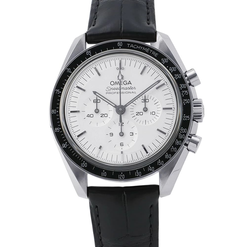 Omega Speedmaster 310.63.42.50.02.001 18K White Gold / Leather 42mm #TZW1309