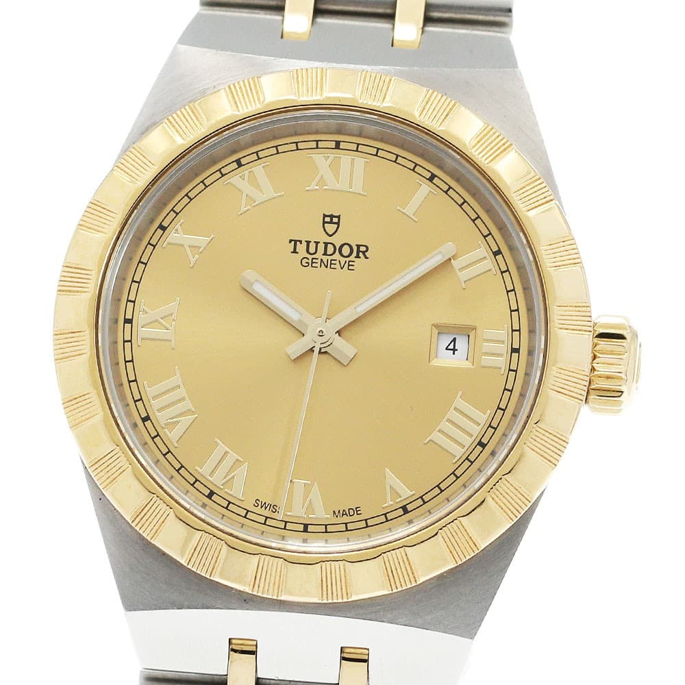 TUDOR 28303 Royal Date Automatic Women's Watch From Japan G0829