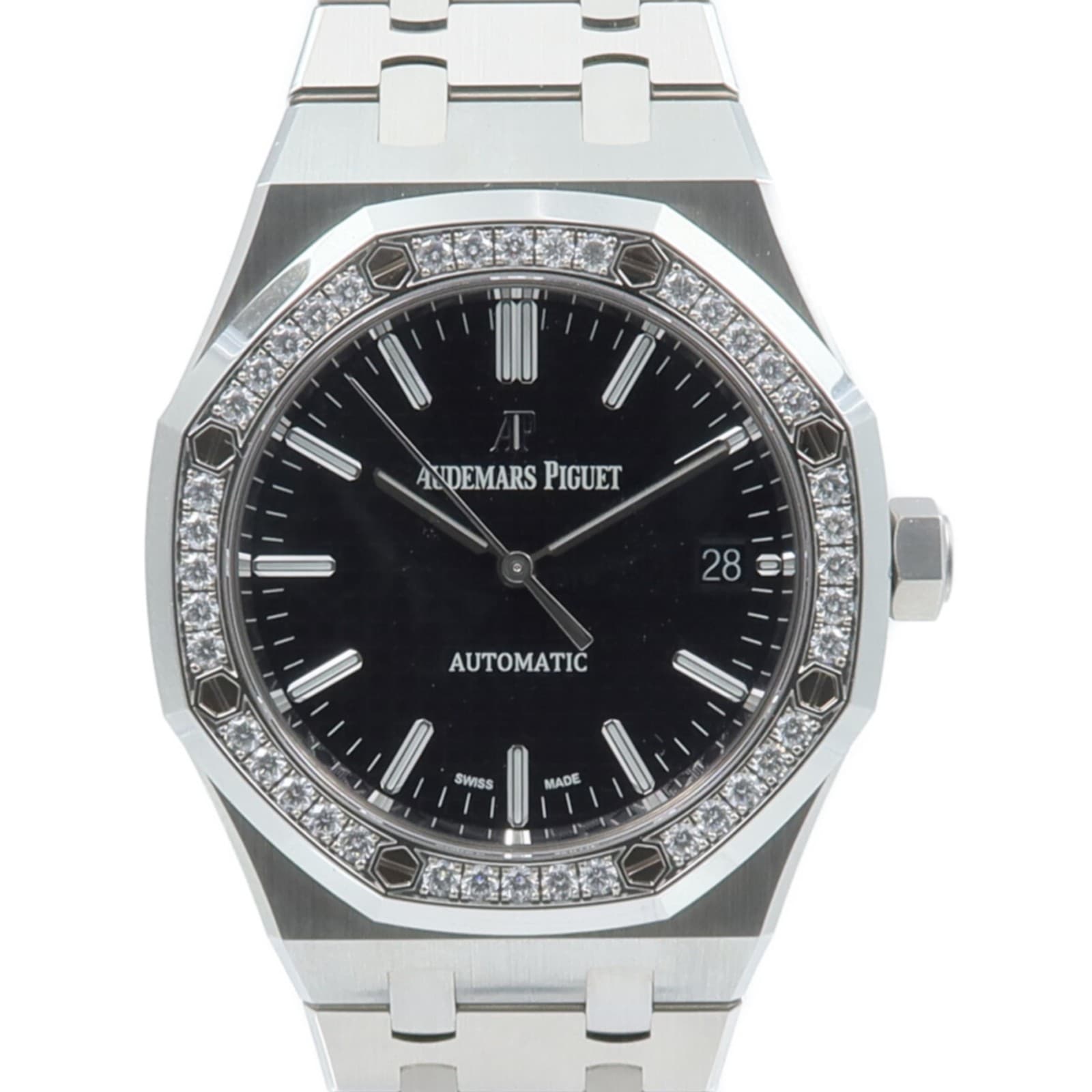 AUDEMARS PIGUET Royal Oak Lady 15451ST.ZZ.1256ST.01 Automatic Watch SS Diamond