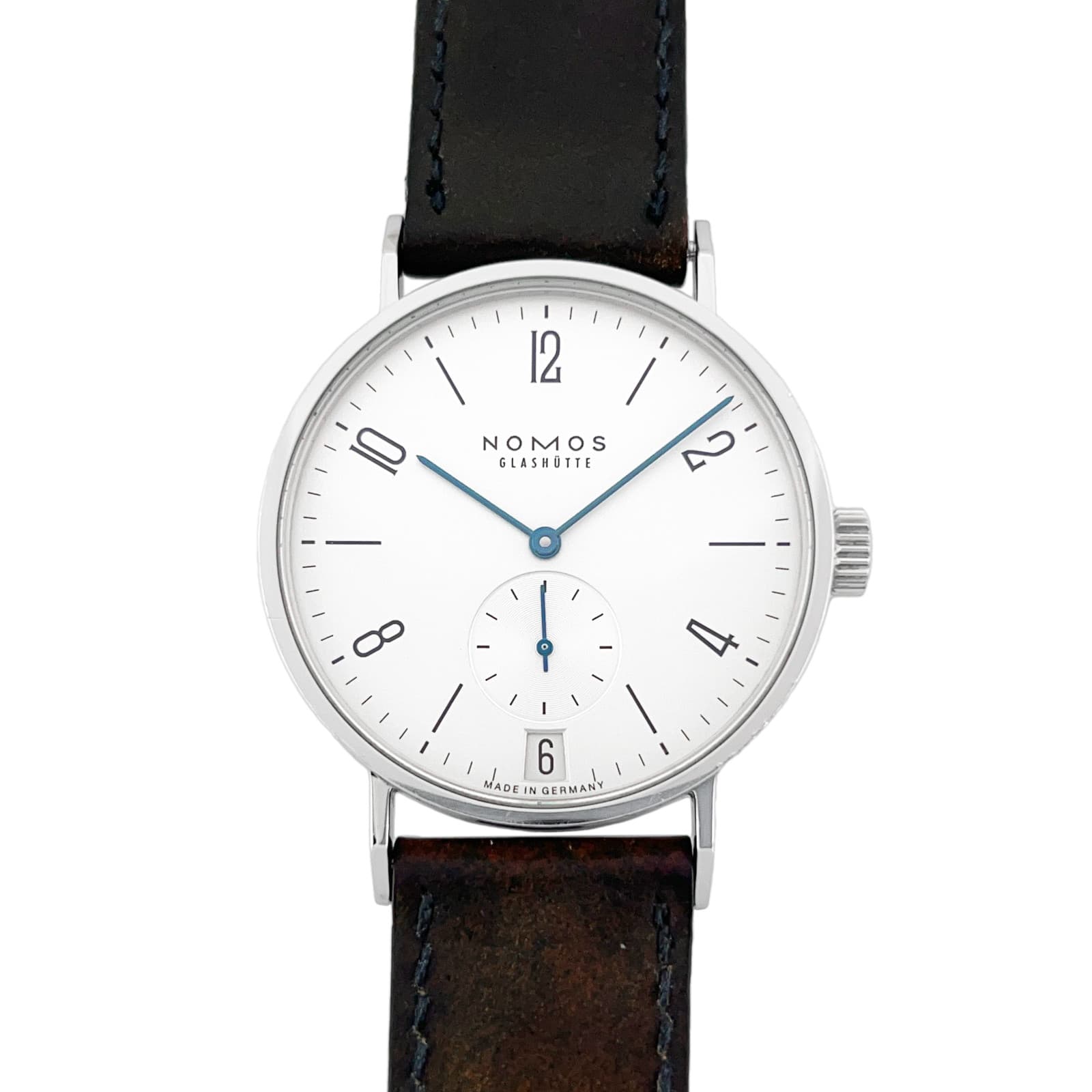 NOMOS Glashütte Tangomat date 38.3mm automatic ref. 602, original receipt