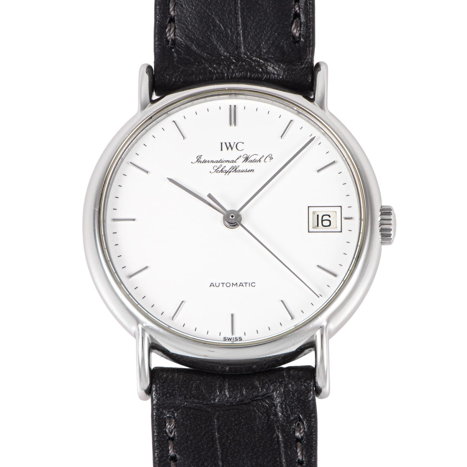 IWC Portofino IW3513 Swiss Watch 34mm Stainless Steel Used