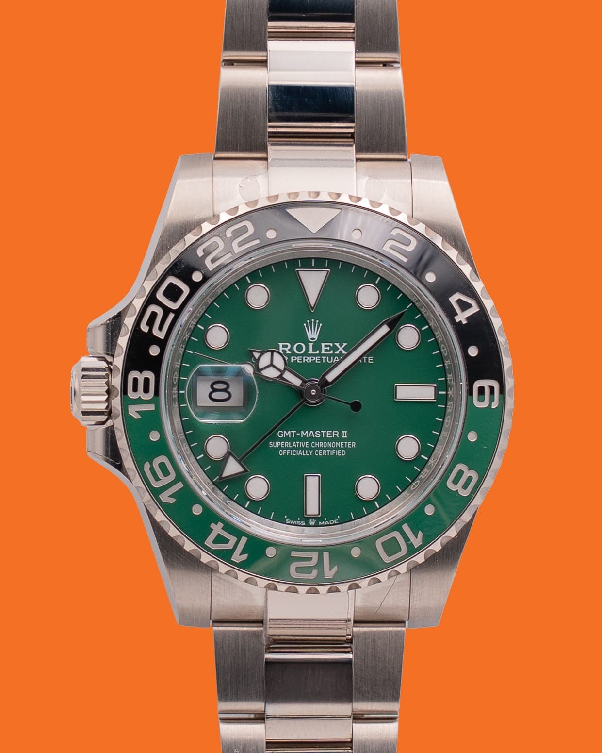 Rolex GMT Master II 40mm 126729VTNR White Gold Sprite Green Dial 2025