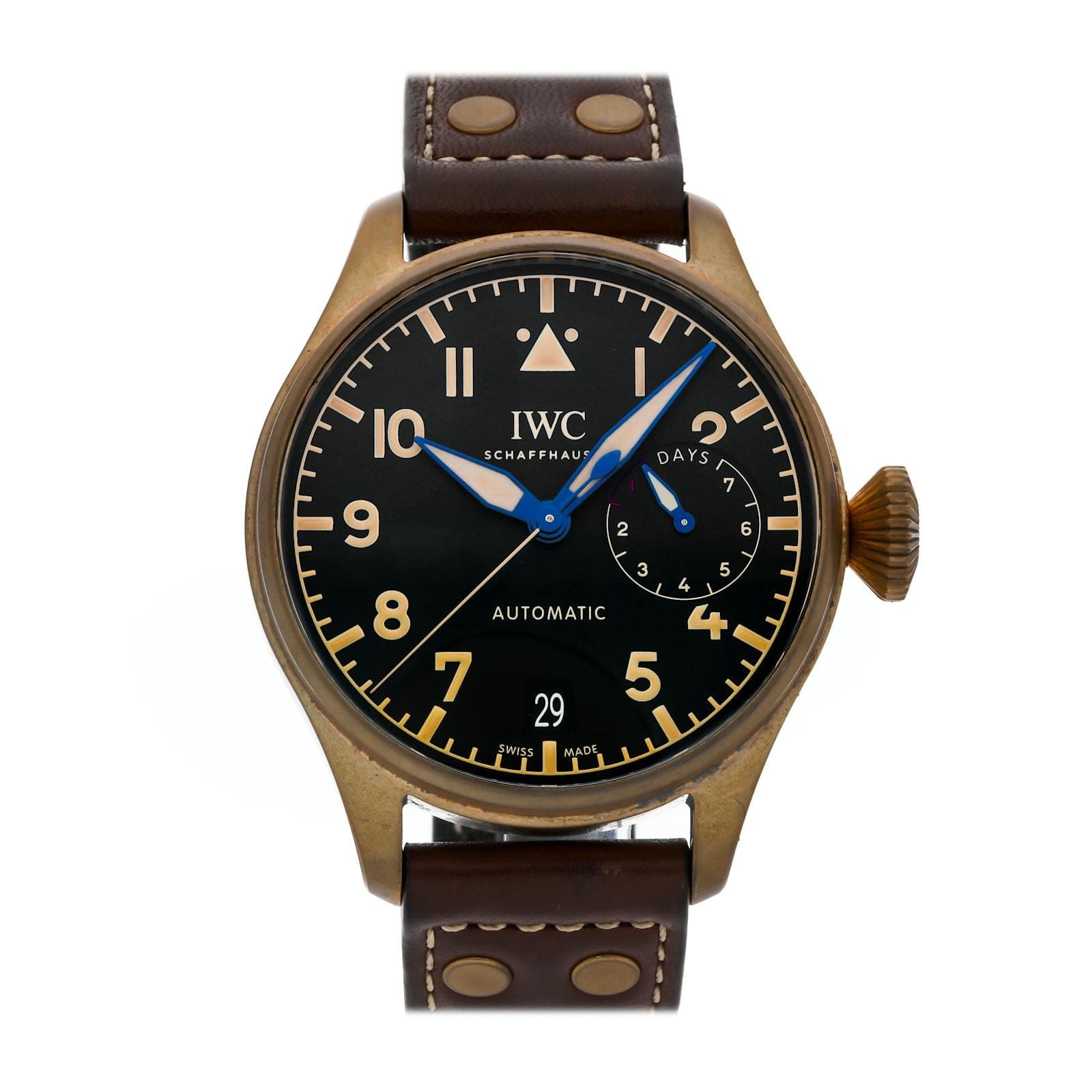 IWC Big Pilot's Watch Heritage Bronze Auto 46mm Strap Watch IW5010-05