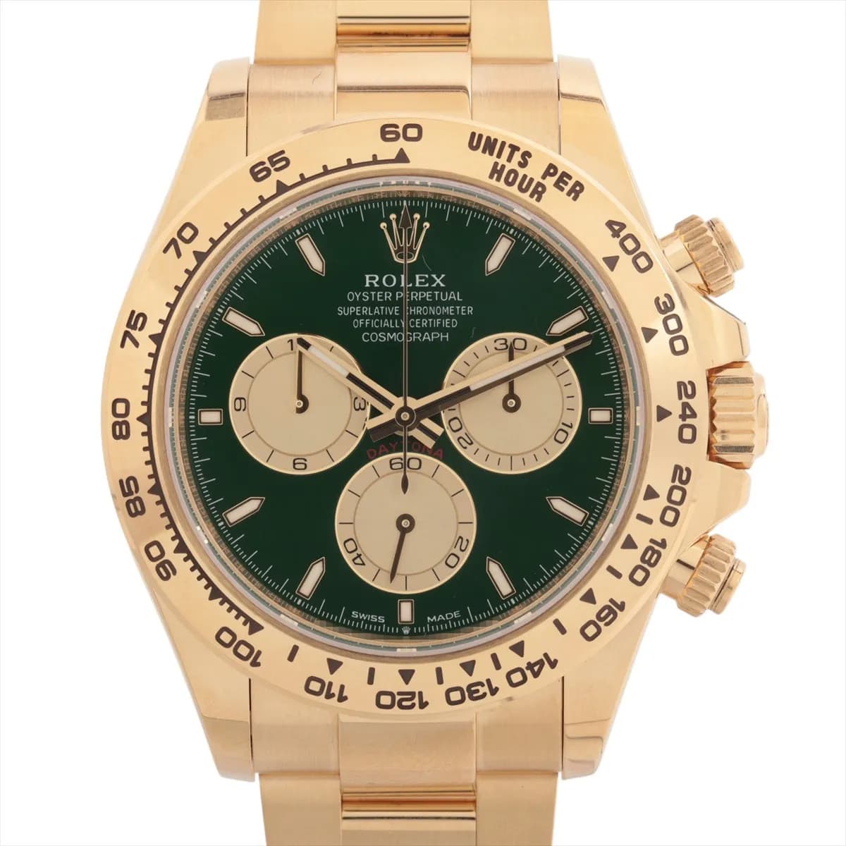 Rolex Cosmograph Daytona 126508 YG YG AT bright green dial