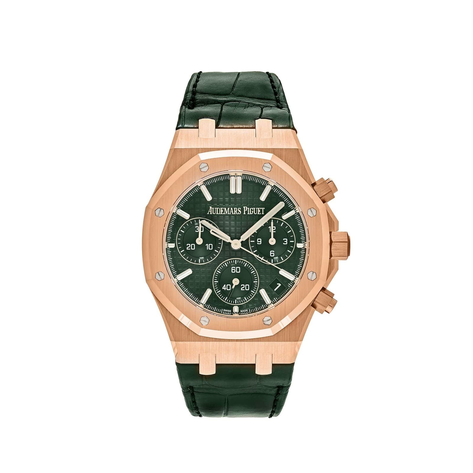 Audemars Piguet Royal Oak 26240OR.OO.D404CR.02 Chronograph Rose Gold Green Dial