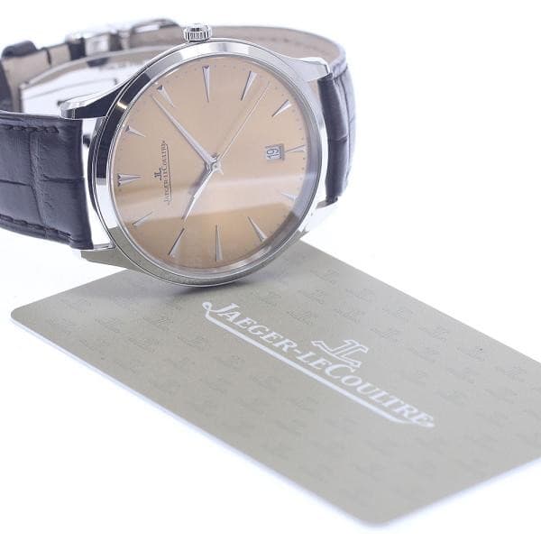 JAEGER-LECOULTRE MASTER ULTRA THIN 174.8.37.S/Q1288430 40mm SS Champagne #C19068