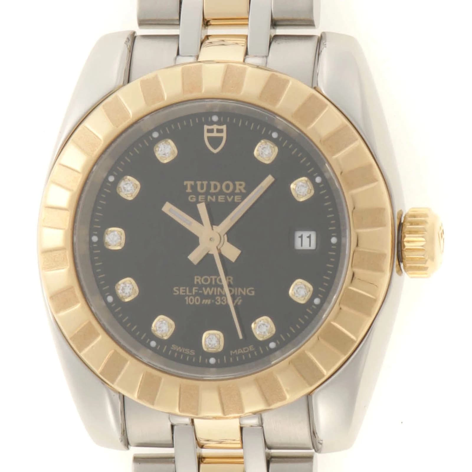 Tudor Classic Date M22013-0005 Stainless Steel / 18K Yellow Gold 28mm #DW2718