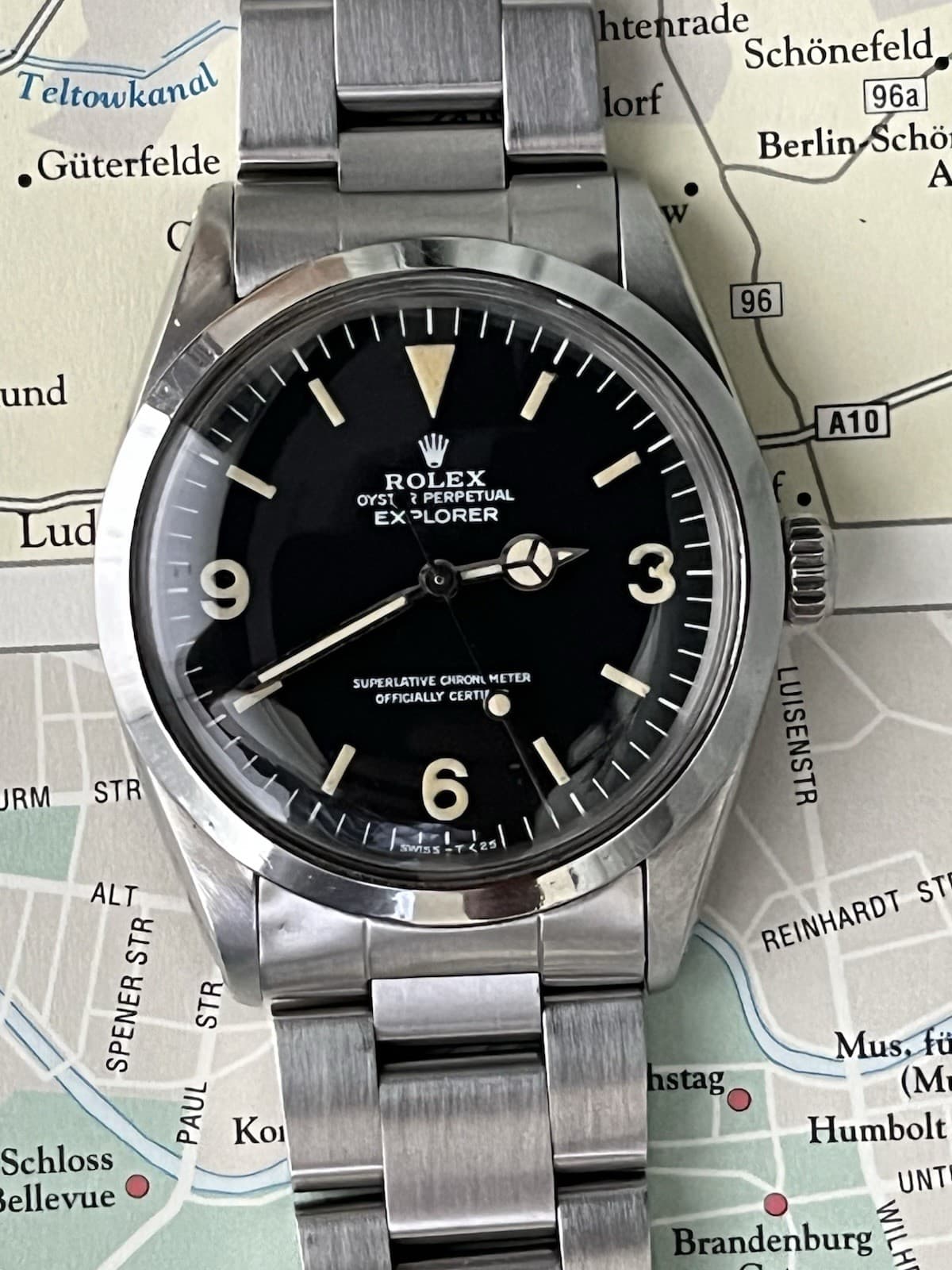 Rolex Explorer 1016 36mm Vintage Patina 1984 Matte Dial