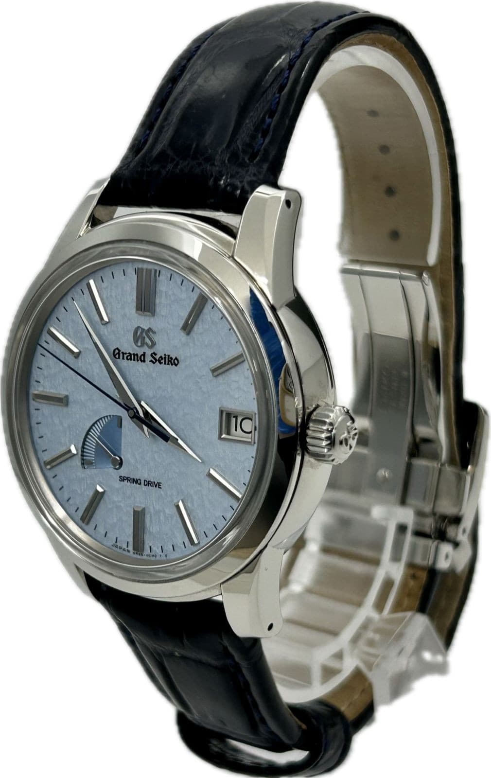 Grand Seiko Snow White Blue SBGA407 9R65-0DJ0 Stainless Steel 40mm Men's #WJW031