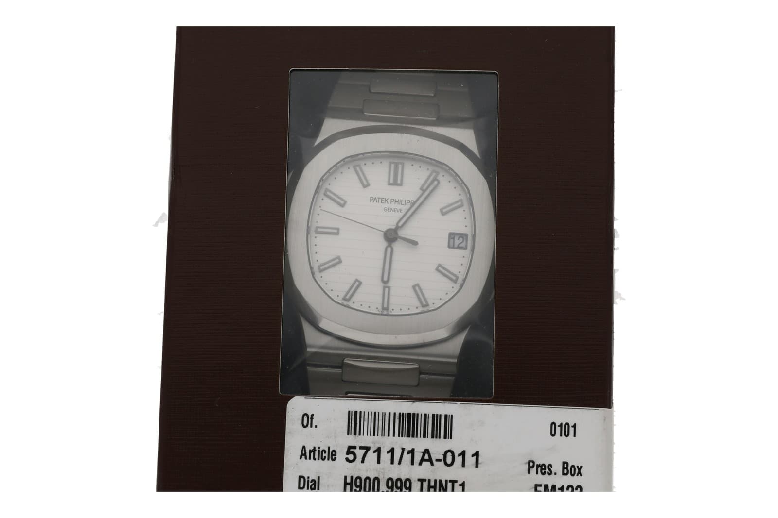 Patek Philippe Nautilus Steel Auto 40mm White Dial Bracelet Watch 5711/1A-011
