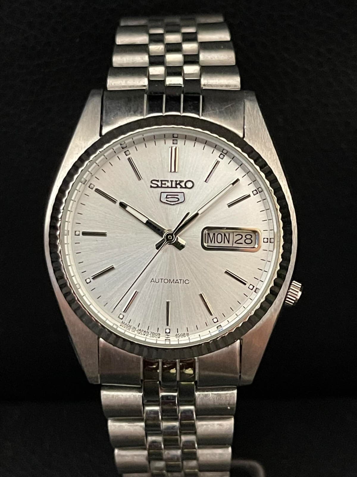 RARE Vintage Seiko 5 President SNXJ90 Automatic Watch 36mm