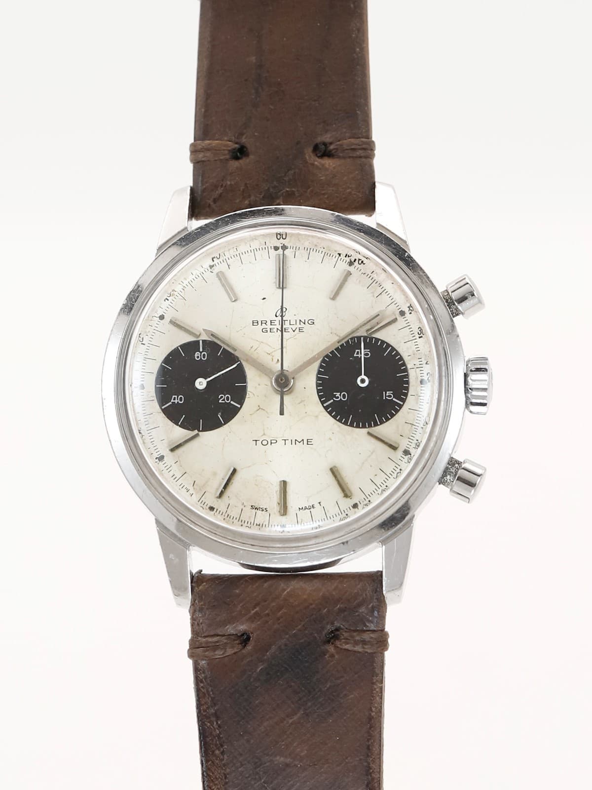 Breitling Top Time 2002 Chronograph Vintage 'Panda Dial' Hand Wound 36mm - 7717