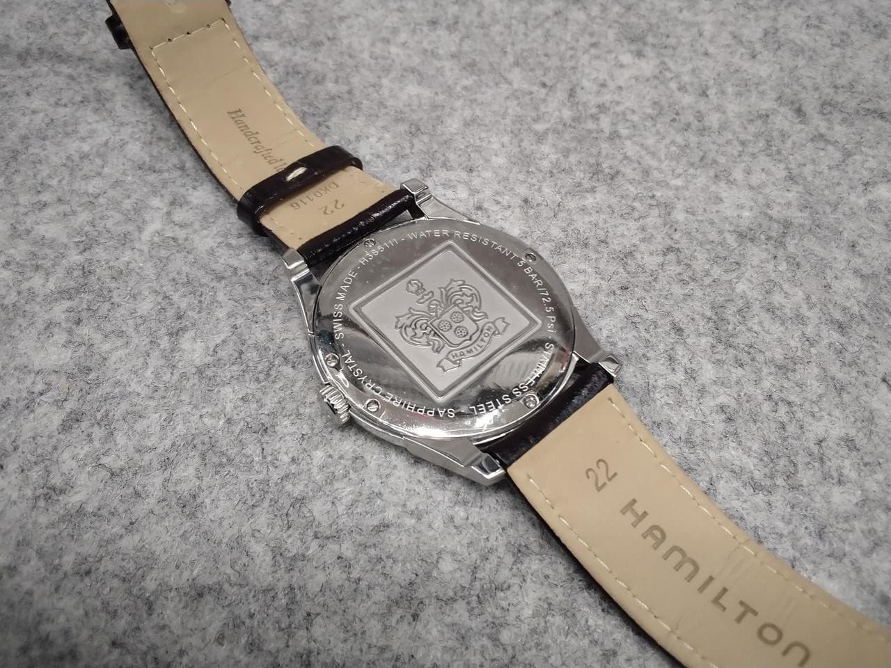 Hamilton Jazzmaster Thinline H38511513 Quartz White Dial Men's Watch 42mm Used