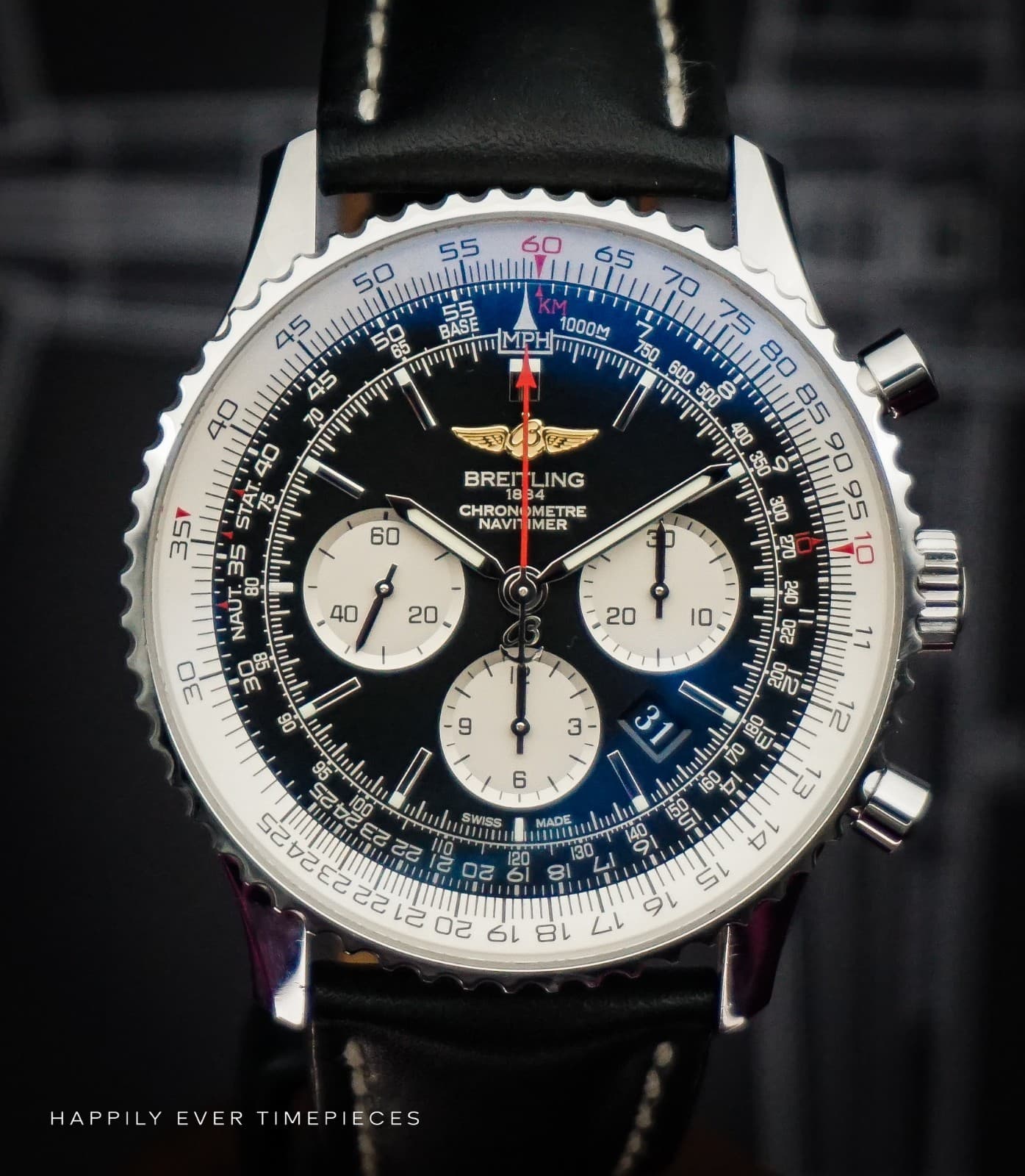 Breitling Navitimer Chronograph 46 | Reverse Panda | Full Set |