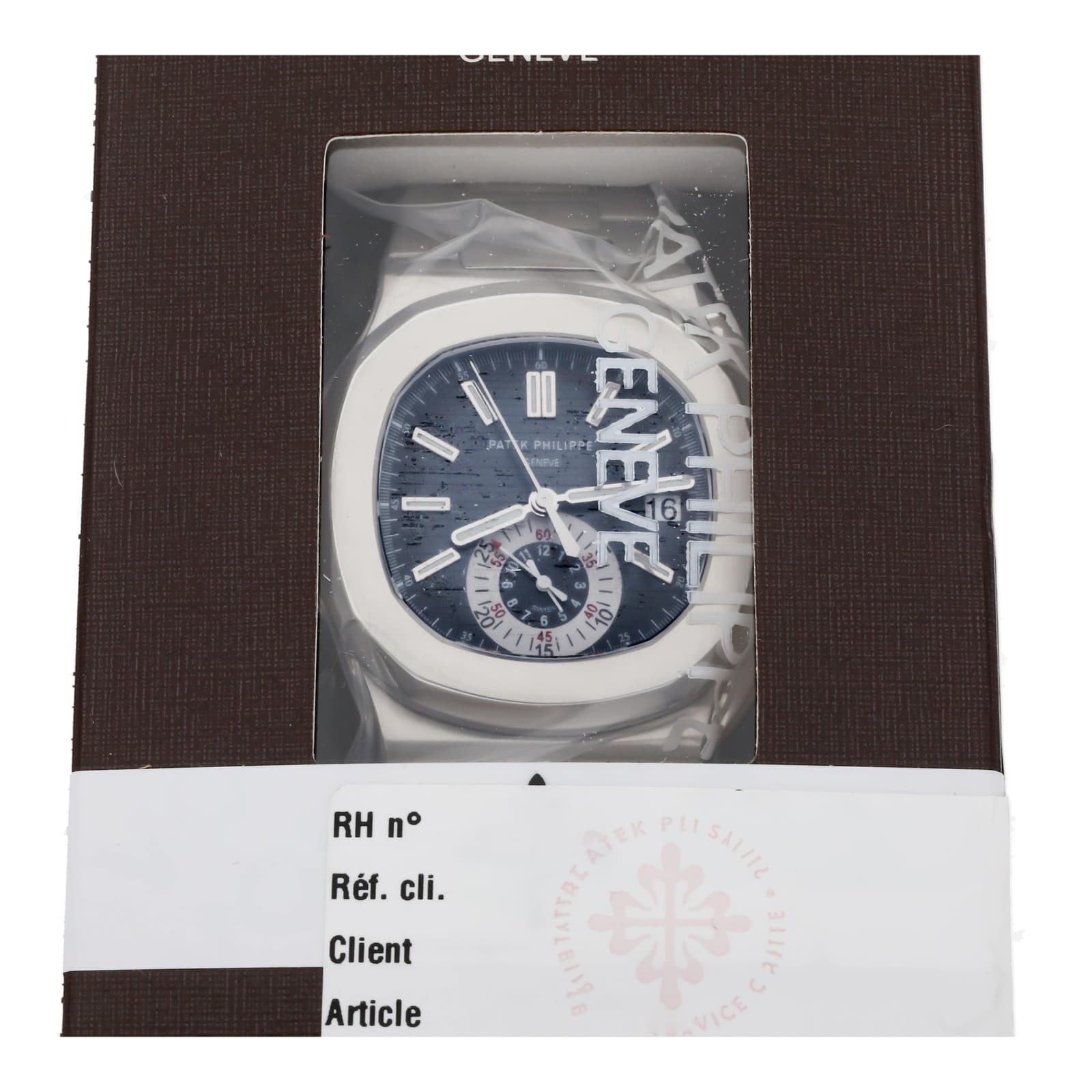 Patek Philippe Nautilus Chronograph Steel Auto 40mm Bracelet Watch 5980/1A-001