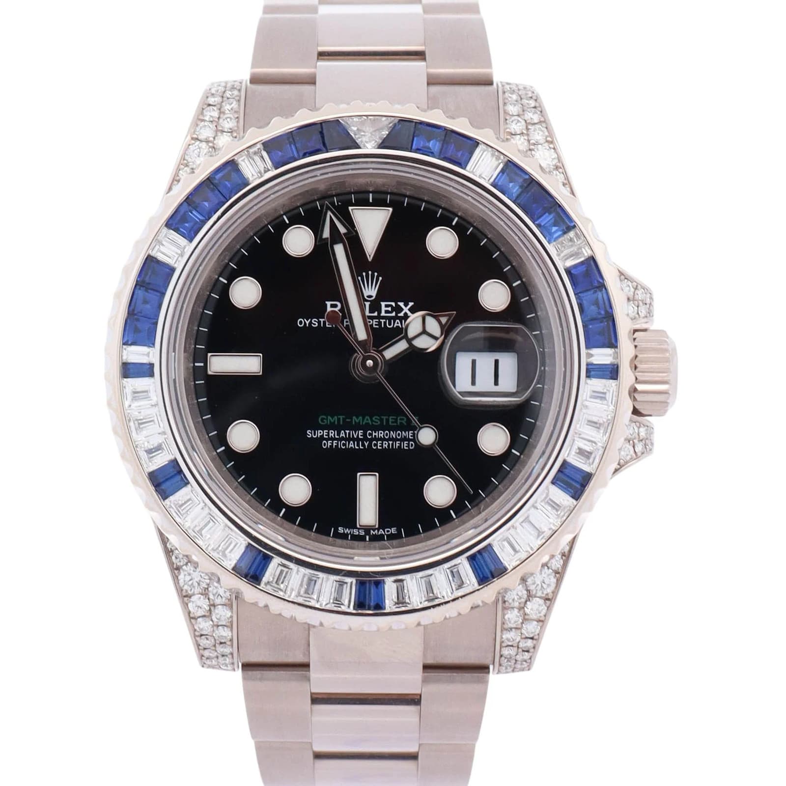 Rolex GMT Master II 40mm Black Dial Watch Ref# 116759SA