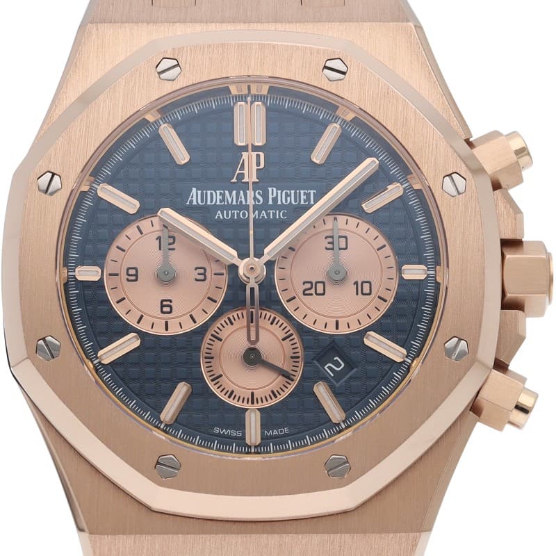 AUDEMARS PIGUET Royal Oak Chronograph 41mm 26331OR.OO.1220OR.01 18K Pink Gol...