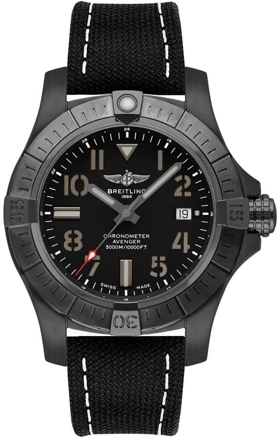 Breitling Avenger Seawolf 45mm Night Mission Titanium Men's Watch V17319101B1X1