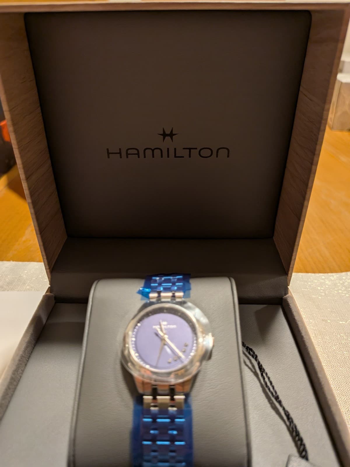 Hamilton Jazzmaster H32111140 Stainless Steel White Sapphires Ladies Watch