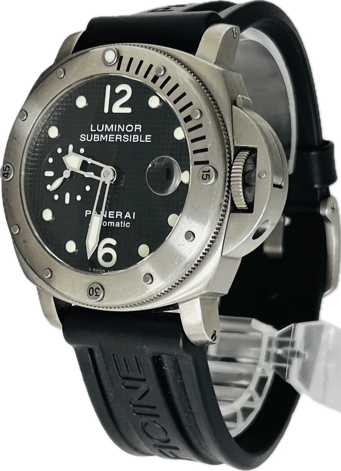 PANERAI Luminor Submersible Titanio PAM00025 OP6562 Mens Watch Excellent A7542