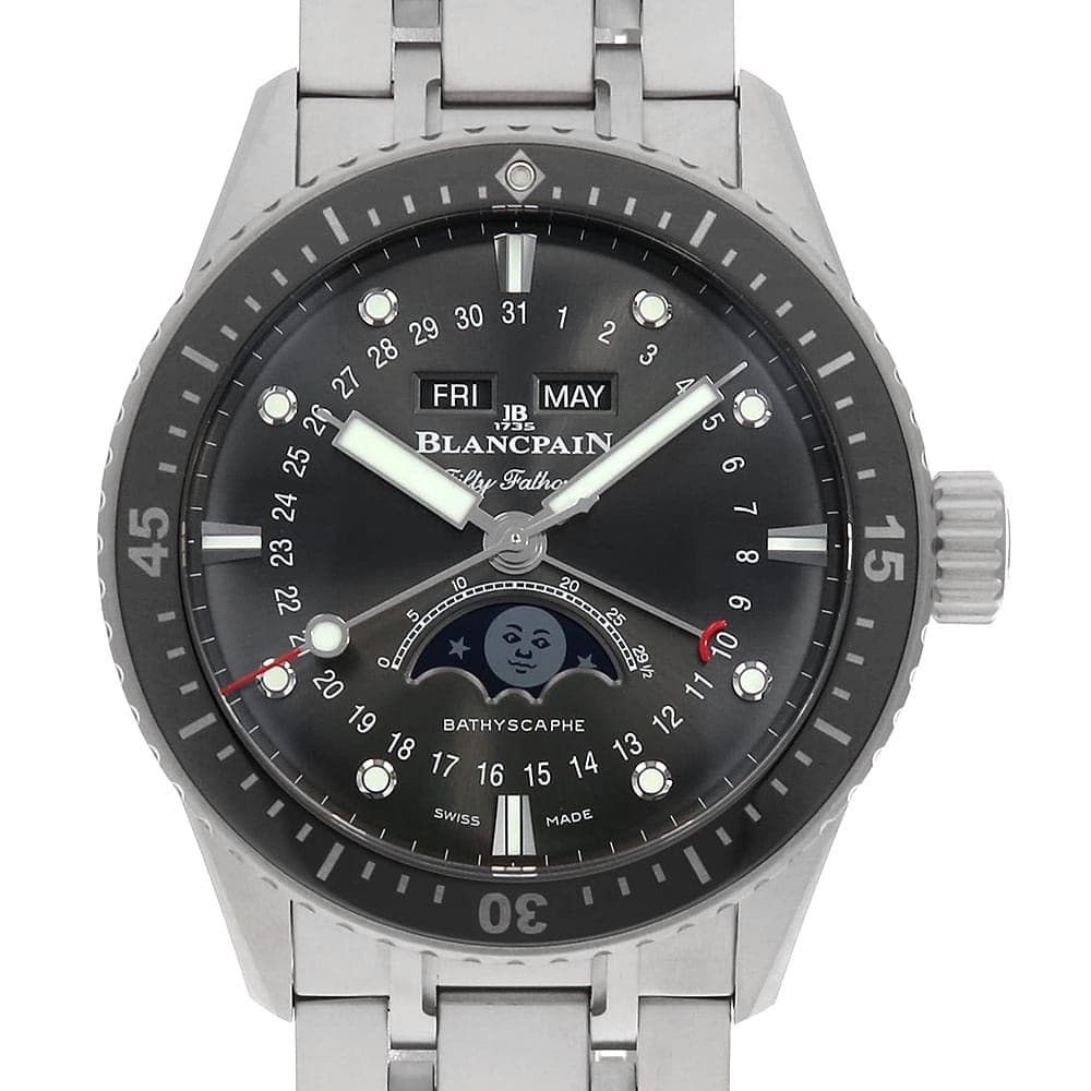 BLANCPAIN Fifty Fathoms Bathyscaphe Complete Calendar 5054-1110-70B second h...