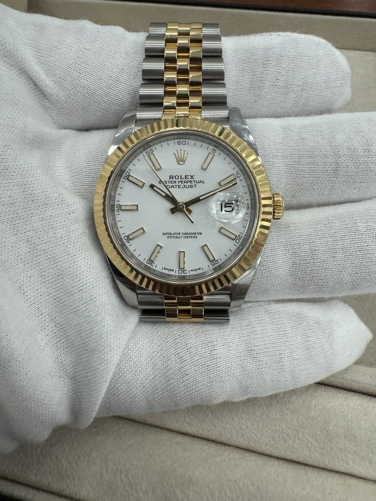 2019 Rolex Datejust 126333 Two Tone Jubilee Bracelet Fullset