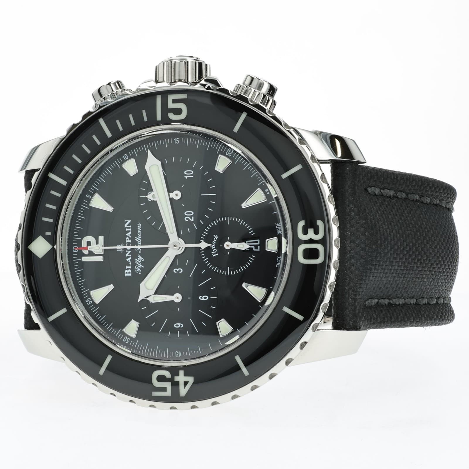 Blancpain Fifty Fathoms Black Dial Chronograph 5085F-1130-52B