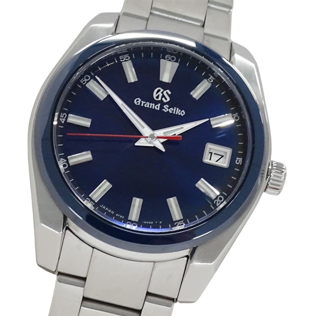Grand Seiko SBGP015 Men's Watch Sports Collection 9F85 Quartz SS Blue Dial 60th