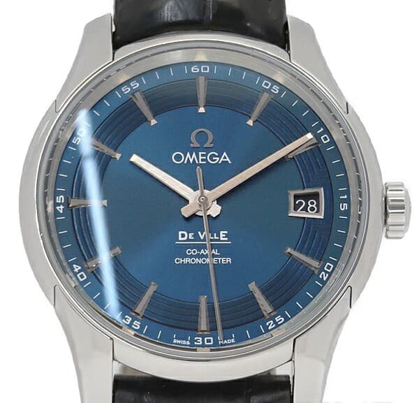OMEGA De Ville Hour Vision Automatic Watch 431.33.41.21.03.001 41mm Blue