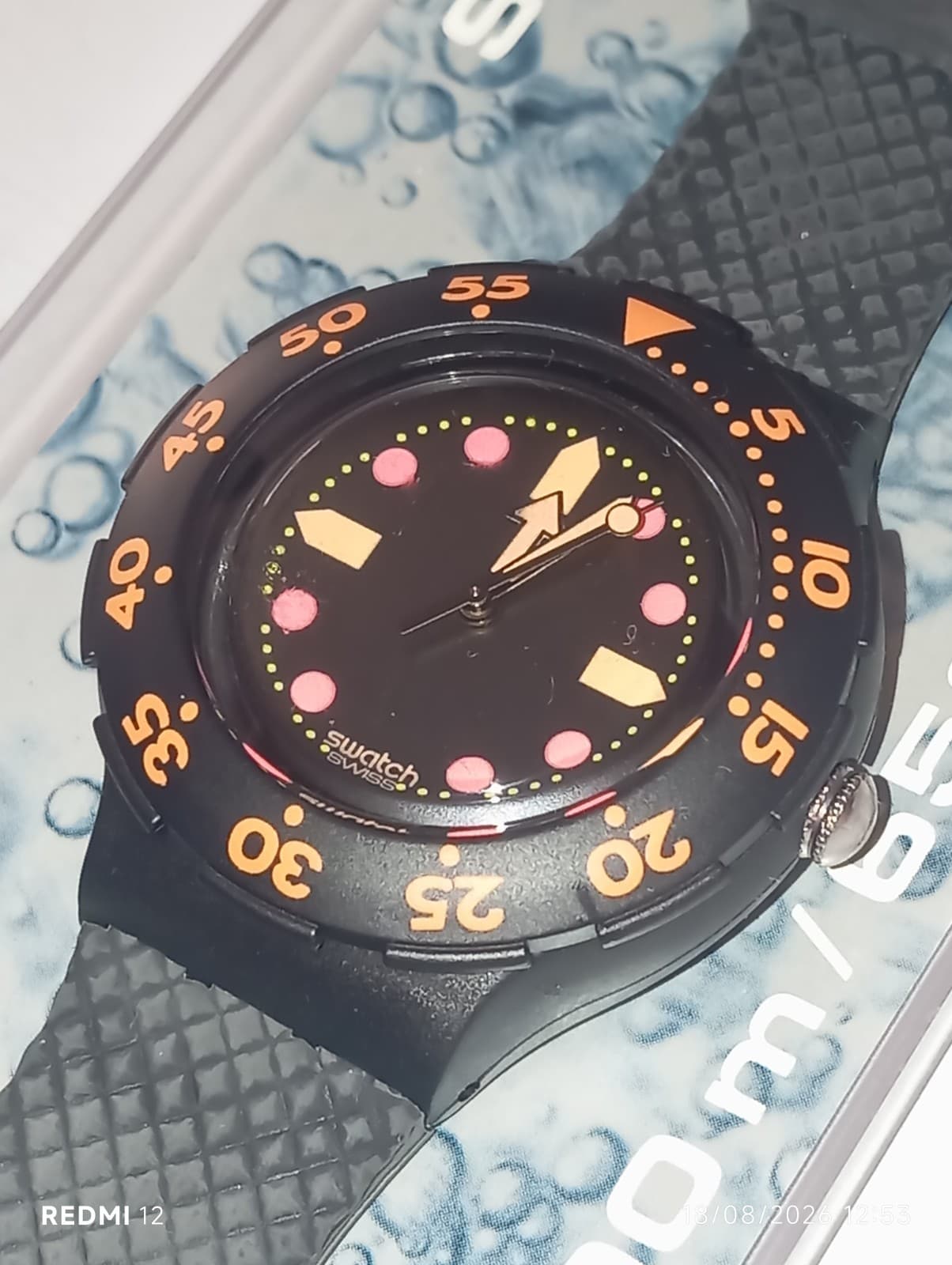 1990 BARRIER REEF SDB100 SCUBA WATCH NEW PERFECT WORKING