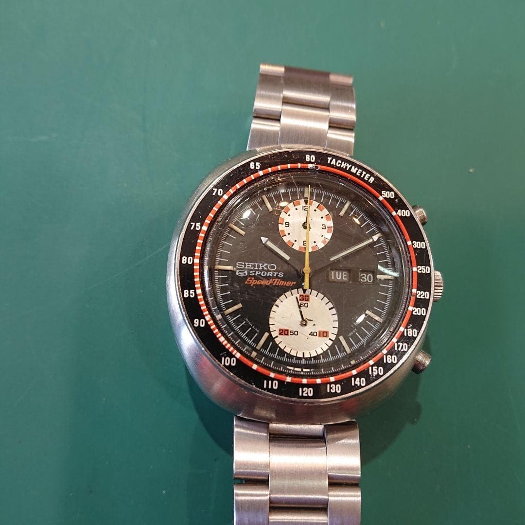 Seiko Speedtimer Chronograph 6138-0011 Manual Wind Used