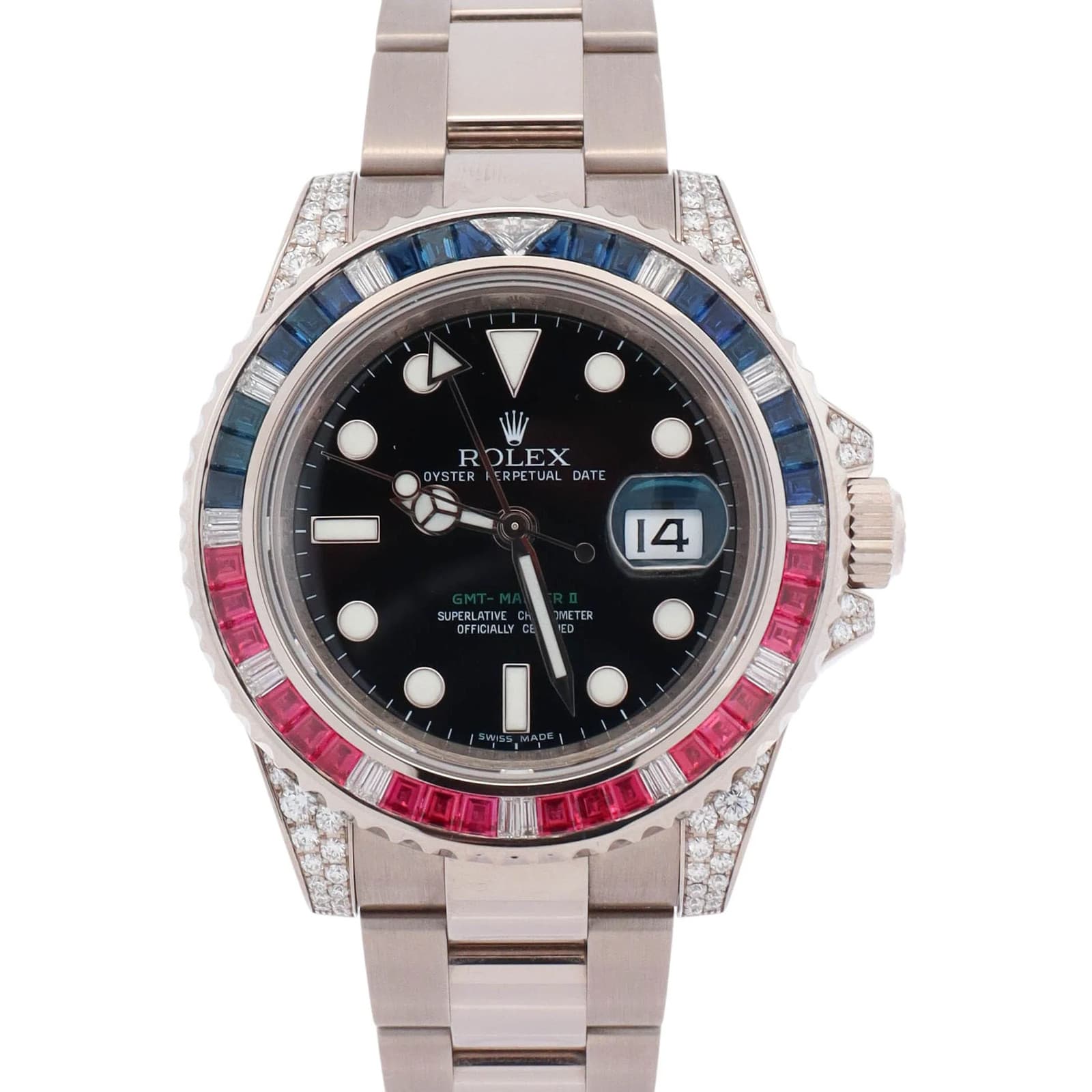 Rolex GMT Master II 40mm Black Dial Watch Ref# 116759SARU
