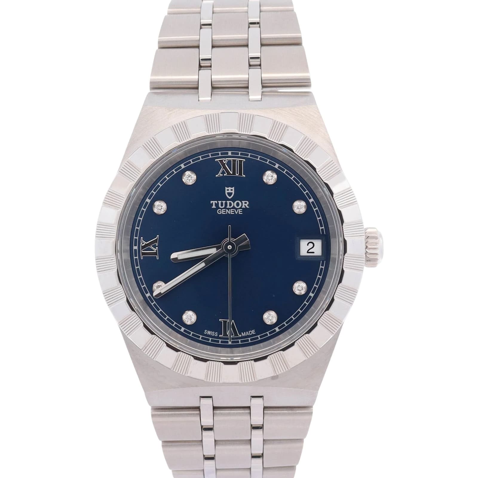 Tudor Royal 34mm Blue Dial Watch Ref# 28400