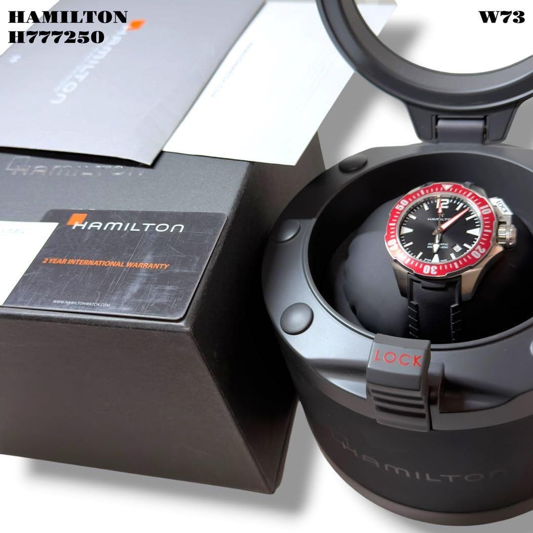 Hamilton Khaki H777250 H77725335 Automatic Men's Wristwatch Black Dial