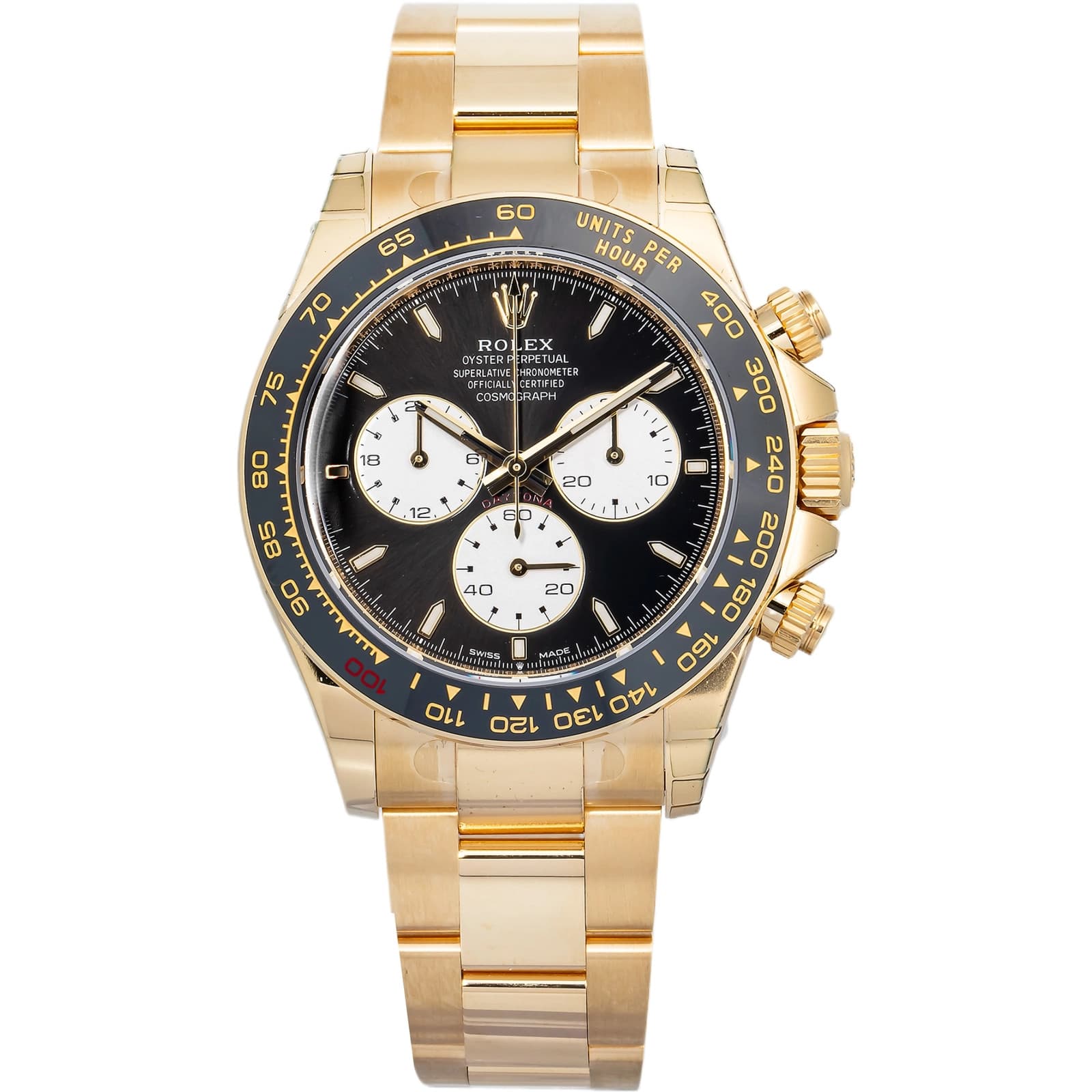 Rolex Le Mans Daytona 126528LN 2025 Complete Oyster Yellow Gold BLack Index 40mm