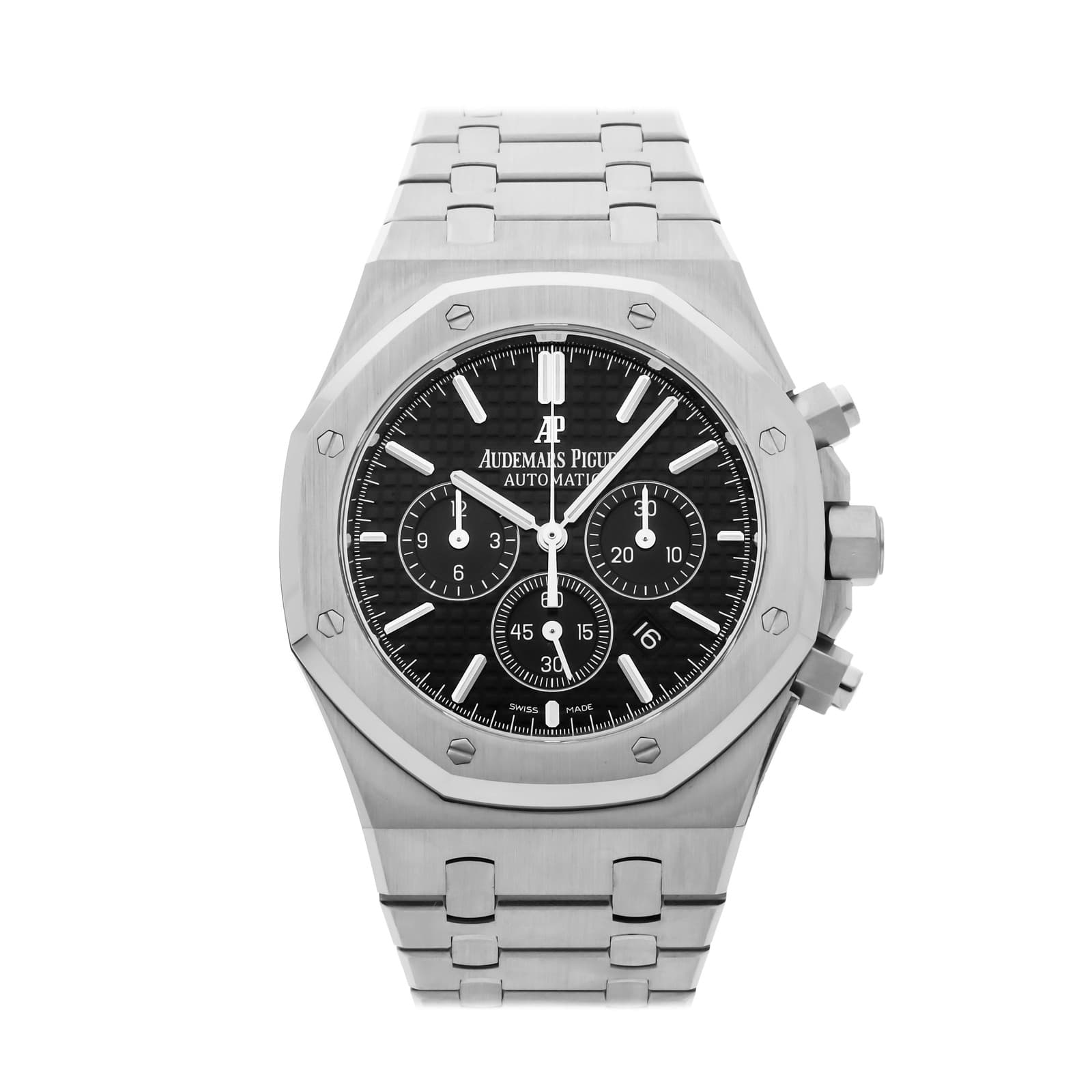 Audemars Piguet Royal Oak Chronograph Steel Auto 41mm Black 26320ST.OO.1220ST.01