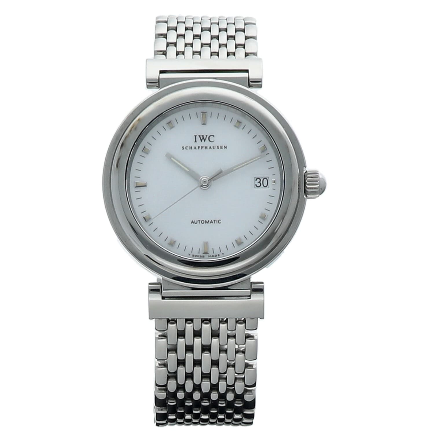 IWC Da Vinci IW3528 37 mm Stainless Steel White Dial Swiss Automatic Wrist Watch
