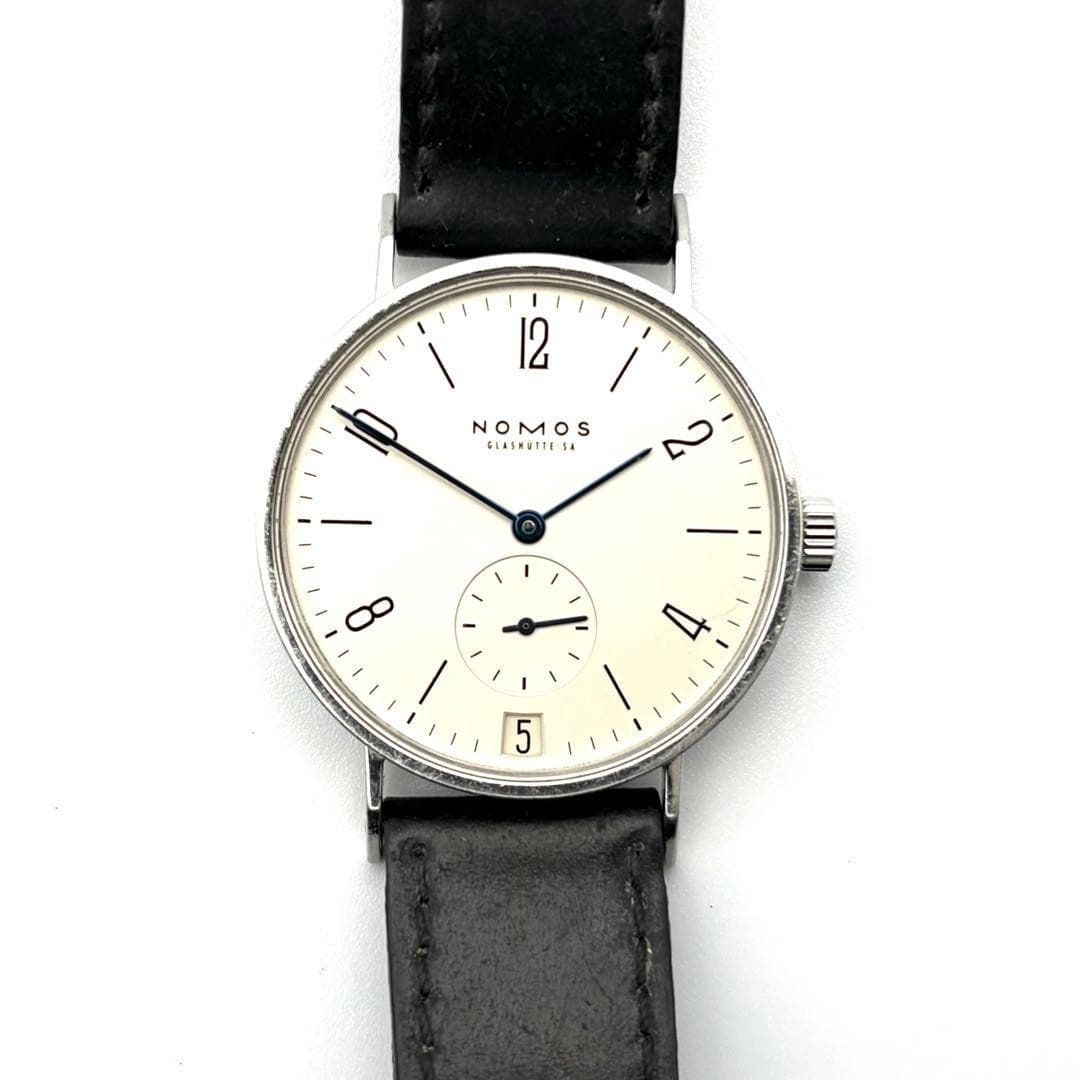 NOMOS GLASHÜTTE Tangente Ludwig Date See-Through back 35mm Manual-winding watch