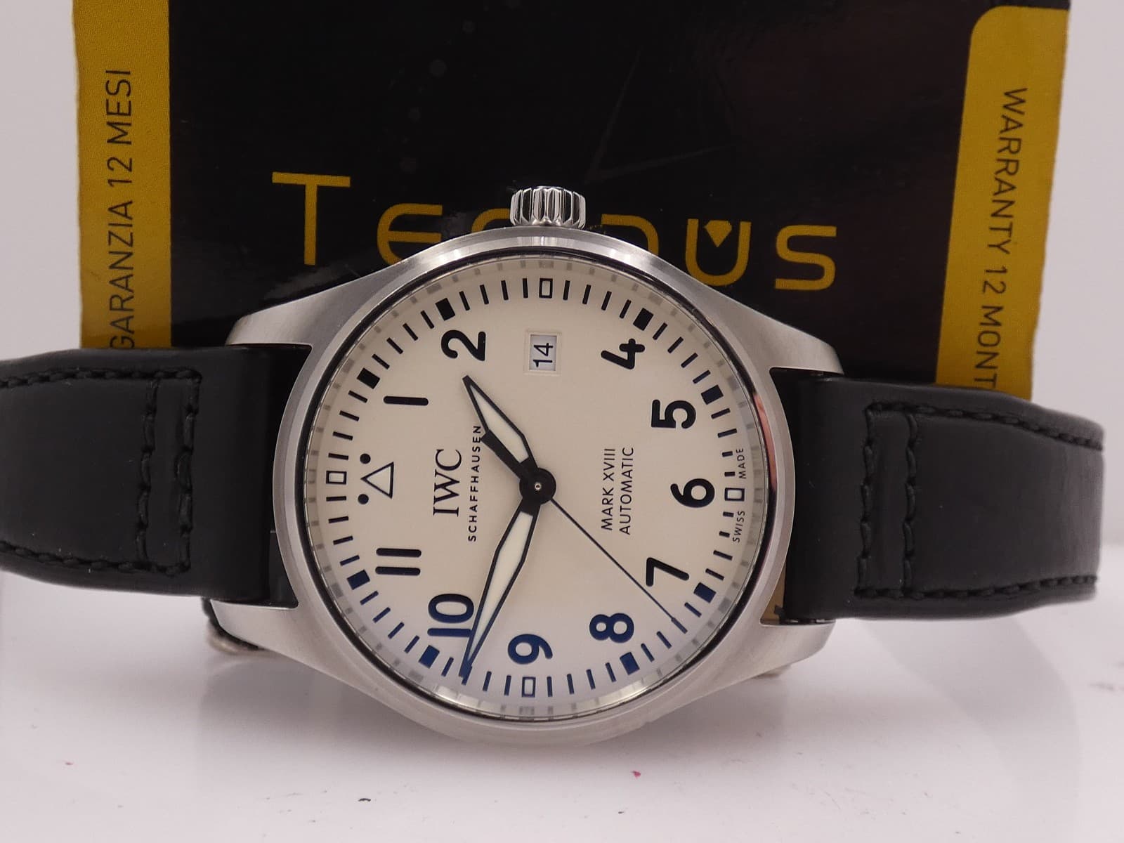 IWC PILOT MARK XVIII IW3270 BOX&PAPERS YEAR 2020 AUTOMATIC 40MM STEEL WATCH