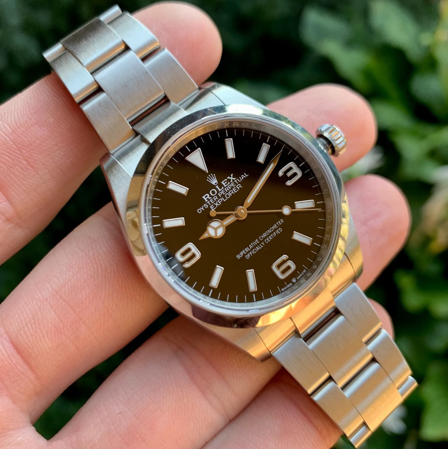 Rolex Explorer Ref. 124270 Automatic Oyster Perpetual Steel Wristwatch